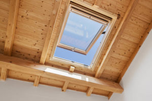 Showcase the Skylights from the Wooden roofing