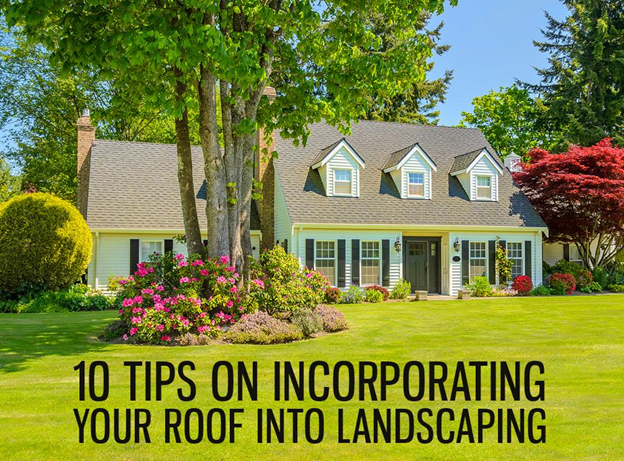 Roof into Landscaping
